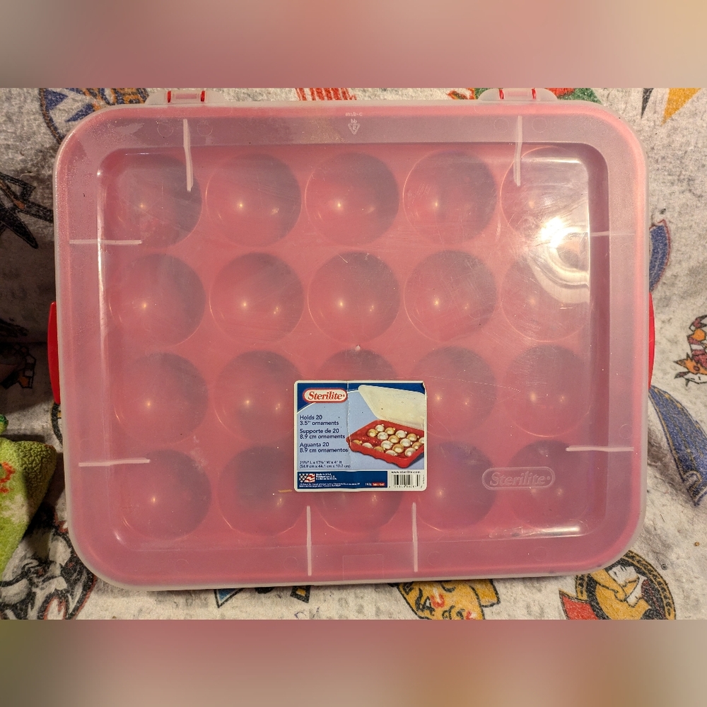 Christmas ornament storage
